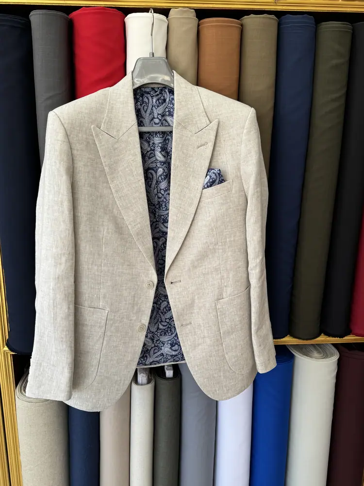 Custom tailoring for a client visiting Koh Samui